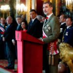 El Rey y la Reina en la Pascua Militar de 2019. (Foto: @CasaReal)