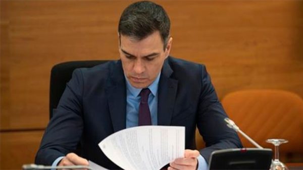 Pedro Sánchez en el Consejo de Ministros del viernes 8. 8Foto: LMG / )