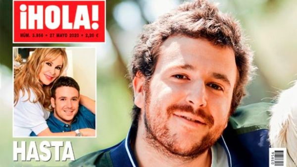 Una preciosa fotografía recuerda a Álex Lequio en la portada. (Foto: ¡Hola!)