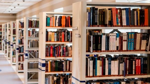 Entrar en la biblioteca aunque no llueva. (Foto: jarmoluk/Pixabay)