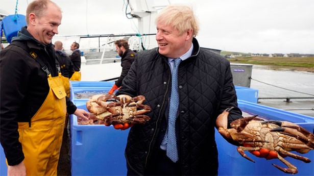 El primer ministro en su visita a Escocia. (Foto: )