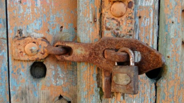 La puerta de mi casa en Paradero de Camarones. (Foto: EF)