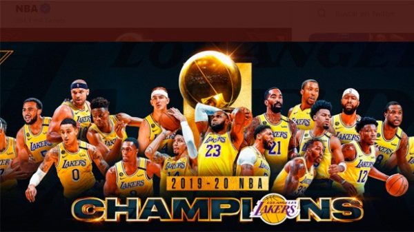 Los Lakers arrollaron a Miami Heat y se llevaron el anillo. (Foto: @NBA)