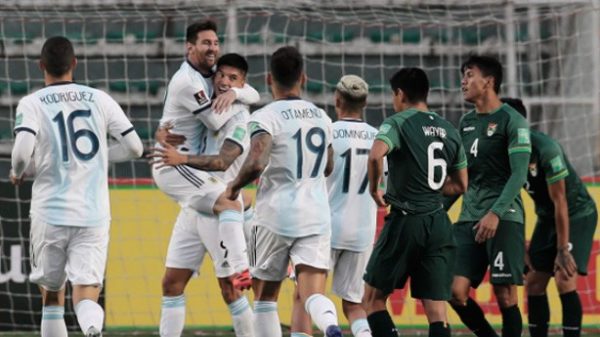 Argentina se impuso a Bolivia en La Paz. (Foto: