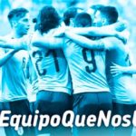 Mazazo para Colombia ante la fuerza y velocidad de Uruguay. (Imagen: @SelecciónUruguay)