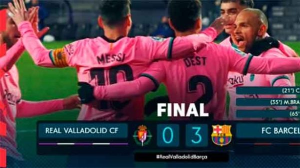 644 goles. Messi