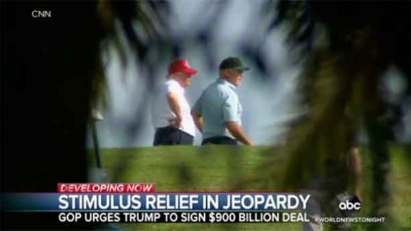 Trump se niega a firmar el nuevo plan de estímulo. (Foto: ABC Bews)