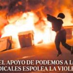 Sánchez rompió su silencio sobre los graves disturbios que alienta Podemos. (Captura: UN/ABC)
