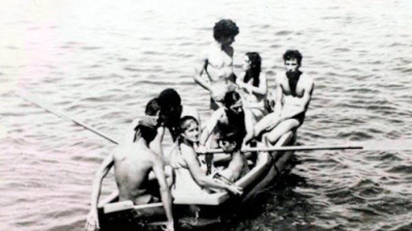 Con mis compañeros de sueños en el Cienfuegos de finales de los 80. (Foto: CV/EF)
