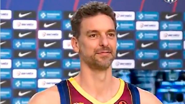 Pau Gasol ya regresó a casa. (Foto: @FCBarcelona)