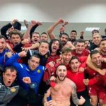 La euforia de la Selección de Armenia. (Foto: @JoaquínCaparrós)
