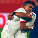 El sevilla luchó con toda su fuerza para estar en la élite de la Zona Champions. (Foto: @LaLigatv)