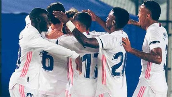 Un equipo al límite de sus fuerzas pero feliz. Pudo golear al FC Barcelona. (Foto: @LaLiatv)