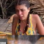 Pura desesperación de Lola al llegar al cayo que será su próximo hogar. (Foto: Telecinco)