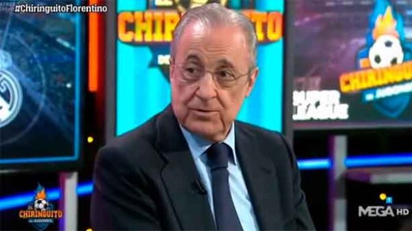 Las revelaciones de Florentino Pérez. (Foto: El Chiringuito de Jugones)