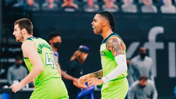 Importante victoria para los Wolves de Juancho y Ricky. (Foto: @Timberwolves)