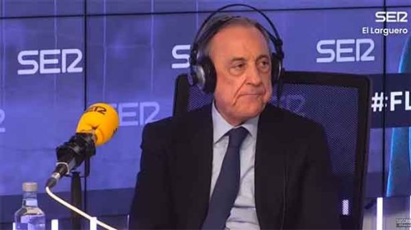 Florentino considera inaceptable los insultos y las amenazas de la UEFA. Cadena SER)