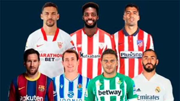 Una lucha cerrada en todas las líneas. (Foto: @Laligatv)