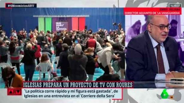 Iglesias prepara un proyecto de televisión con Roures. (Foto: La Sexta)