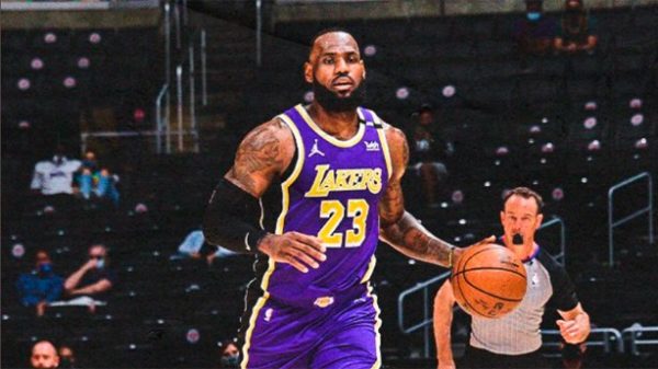 LeBron James regresó tras diez semanas de ausencia notoria. (Foto: @Lakers)
