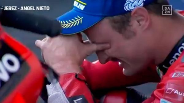 Jack Miller también lloró