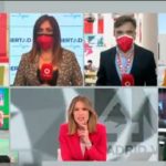Silvia Intxaurrondo se volcó con las elecciones. (Foto: Telemadrid)