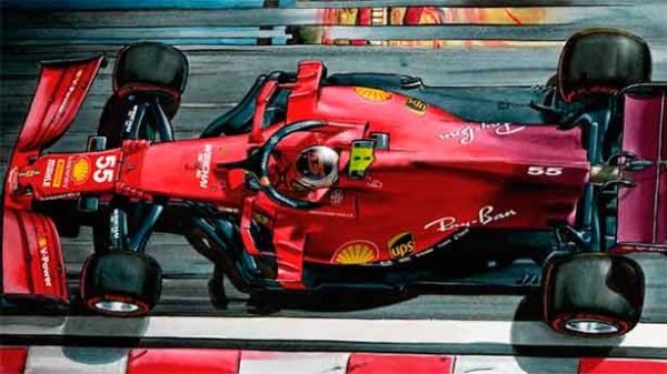 Carlos Sainz busca su primer zarpazo en Barcelona. (Foto: @ScuderiaFerrari)