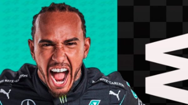 Quinta victoria consecutiva de Hamilton en el GP de España. (Foto: @MercedesAMGF1)
