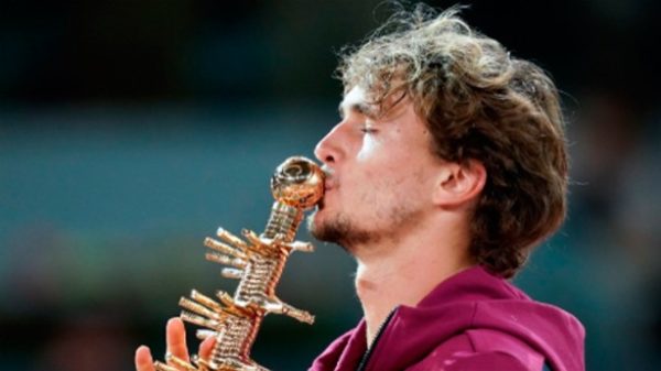 Zverev se coronó por segunda vez en Madrid. (Foto: @MMOPEN)