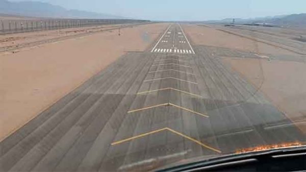 Aterrizaje en el aeropuerto Ramon de Israel
