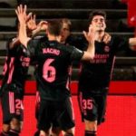 Noche de éxtasis del Real Madrid en el Nuevo Los Cármenes. (Foto: @LaLigatv)