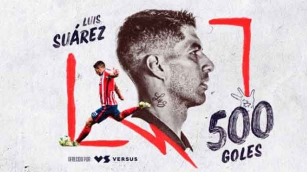 Una carrera marcada por el hito de los 500 goles. (Foto: LuisSuarez9)