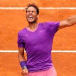 Nadal derribó al gigante Opelka. (Foto. @rnadalacademy)