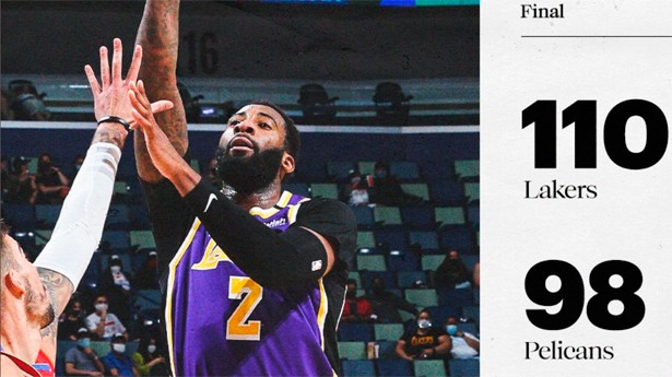 Los Lakers ganaron pero acabaron séptimos. (Foto: @Lakers)