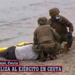 Movilización del Ejército en Ceuta. (Foto: La Sexta)