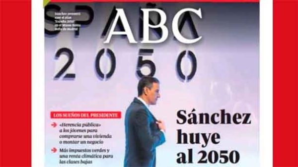 Sánchez huye de la pandemia y se erige como líder de una nueva Transición. (Captura: UN/ABC)