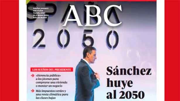 Sánchez huye de la pandemia y se erige como líder de una nueva Transición. (Captura: UN/ABC)