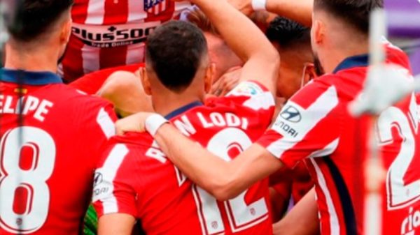 El Atlético de Madrid celebra su undécima Liga. (Foto: @LaLiga)