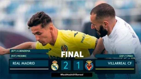 Modric y Benzema
