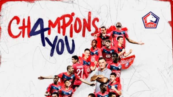 Cuarta Liga de su historia para el Lille. (Imagen: @losclive)