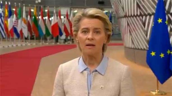 La presidenta de la Comisión Europea subrayó la extrema gravedad de lo sucedido en Bielorrusia. (Foto: @vonderleyen)