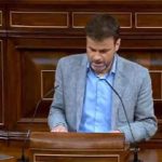 Jaume Asens en su intervención en el Pleno. (Foto: @Congreso)