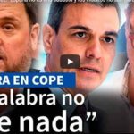 La palabra de Sánchez no vale nada