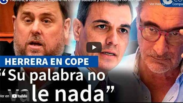 La palabra de Sánchez no vale nada