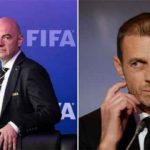FIFA advierte a UEFA. Infantino contra las sanciones que exige Ceferin. (Foto: @ElChiringuitoTV)