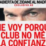 Zidane rompe tosos sus silencios sobre su salida del Real Madrid. (Captura: UN/AS)
