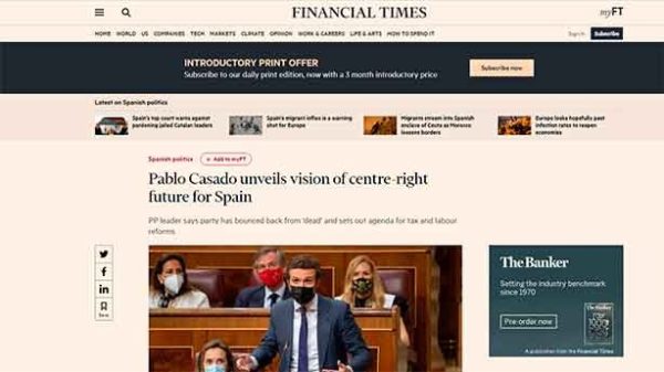 El plan de Casado es un gobierno con personas de peso y diferentes sensibilidades. (Captura. UN/FT)