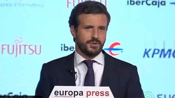 Dura censura del presidente del PP a Pedro Sánchez. (Foto: @PabloCasado)