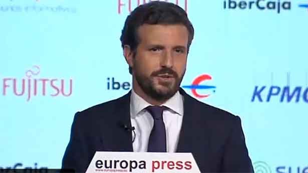 Dura censura del presidente del PP a Pedro Sánchez. (Foto: @PabloCasado)
