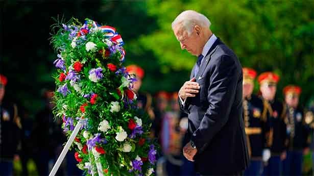 Joe Biden en los actos del Memorial Day. (Foto: POTUS)